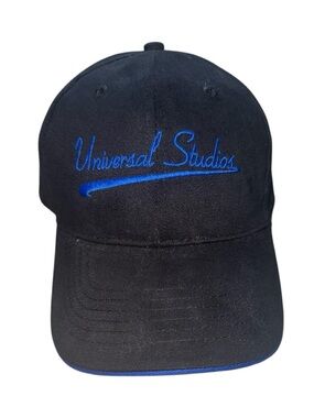 Universal Black & Blue Embroidered Baseball Cap